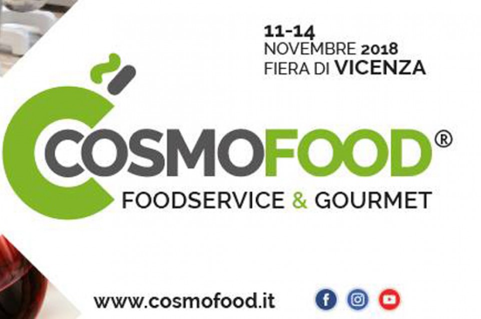 Cosmofood: dall'11 al 14 novembre alla Fiera di Vicenza 