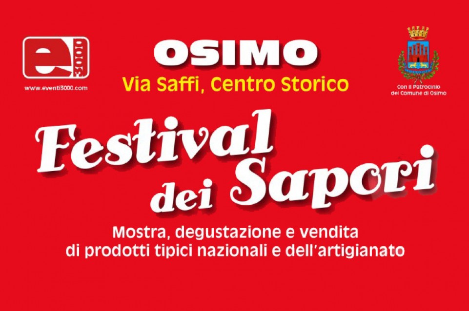 Festival dei Sapori: dal 15 al 18 settembre a Osimo