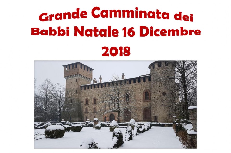 Grande camminata dei Babbi Natale: il 16 dicembre a Grazzano Visconti