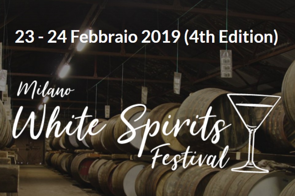 Il 23 e 24 febbraio torna il "Milano Gin&White Spirits Festival" Le