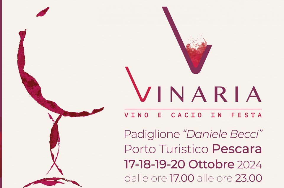 Vinaria: dal 17 al 20 ottobre a Pescara